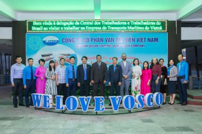 Đón tiếp Đoàn đại biểu cấp cao của Trung tâm Những người lao động Brazil (CTB)